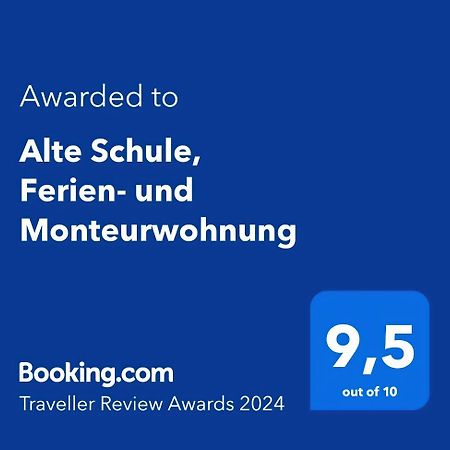 Alte Schule, Ferien- Und Monteurwohnung แกร์นสบาค ภายนอก รูปภาพ